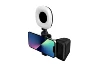 Black camera assist+fill light