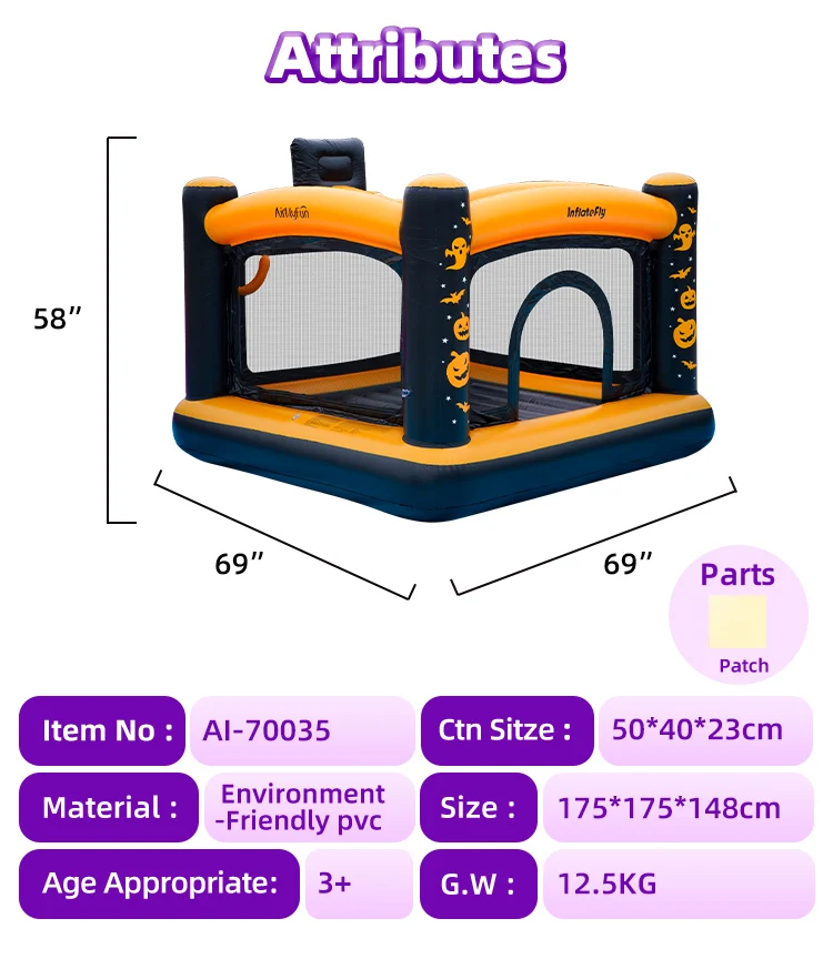 Moon Racer Inflatable Airmyfun Kids Moon Inflatable Moonwalk PVC Jumper Bouncer