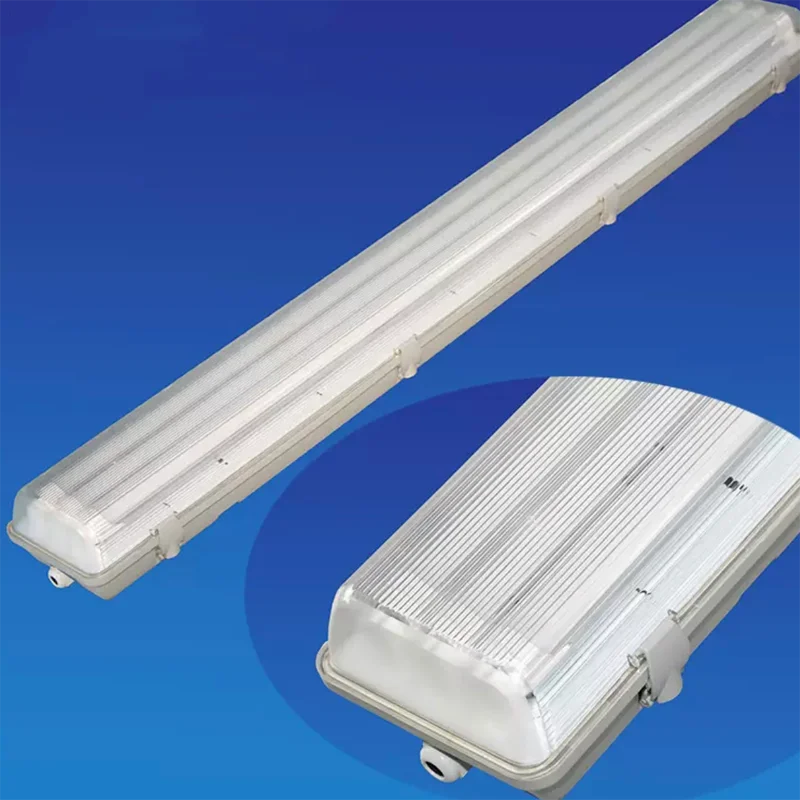 Triproof Linear Light 18W 2x18w 3x18w Waterproof IP65 T8 Led Batten Twin Tube Light Fitting Batten Fitting LED Triproof Light