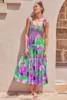 Verde-fucsia-púrpura