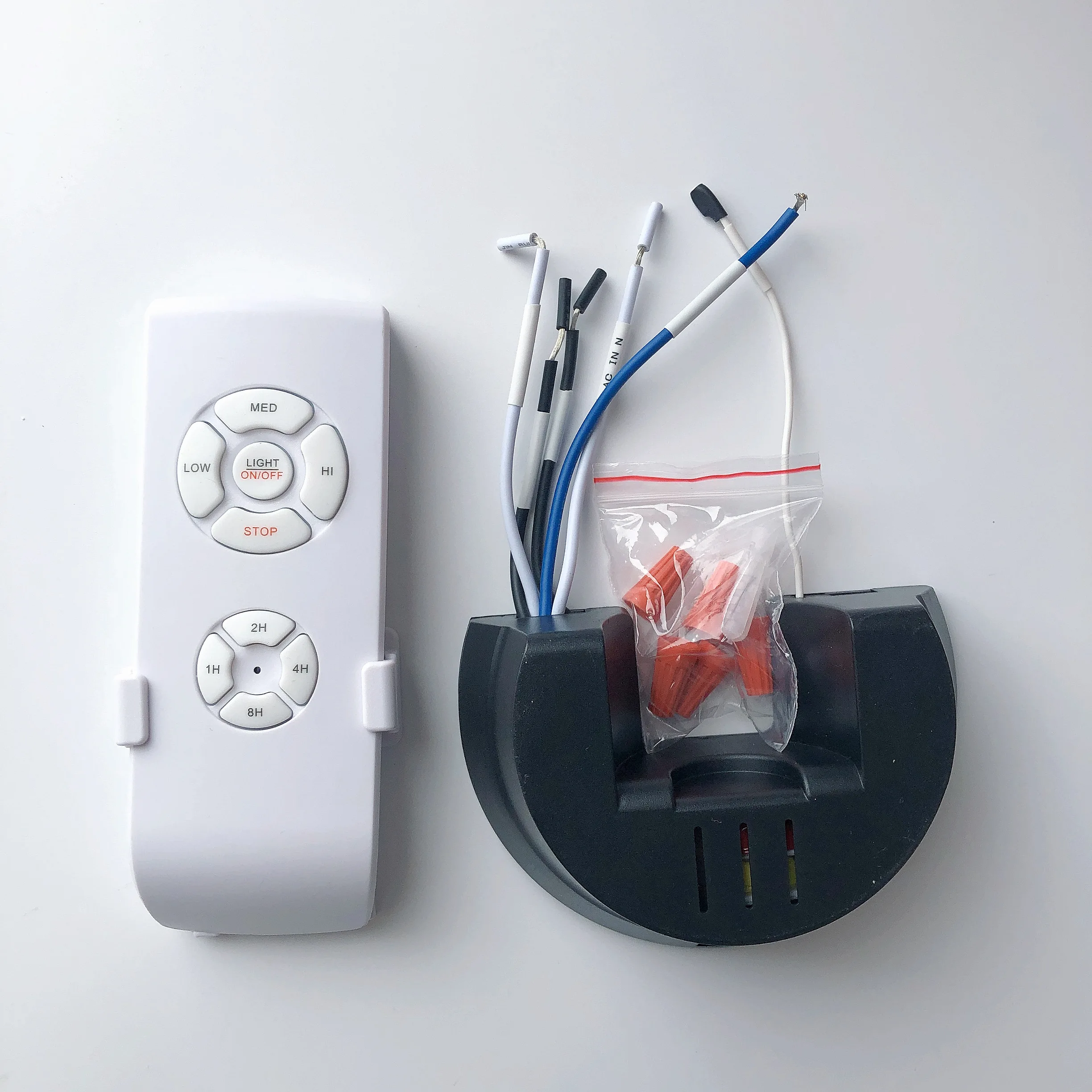 Speed Control Wireless Remote Control Switch Ceiling Fan Lamp 220v