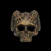 Crâne de corne de mouton-bronze antique-2020 cm
