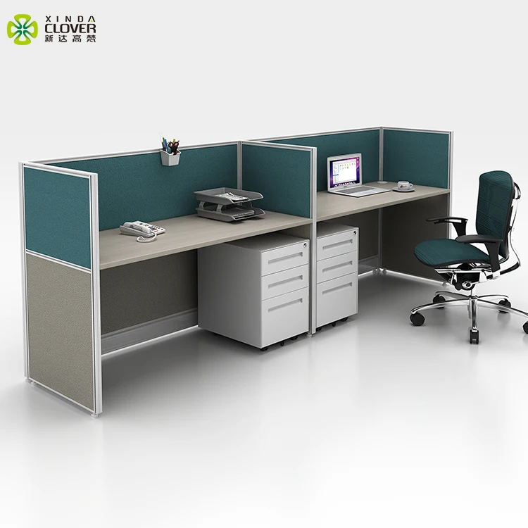 Office Partition Design Modular Furniture Face to Face 2 Peoson Interior Office Workstation Partition