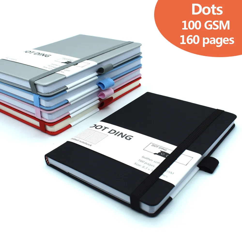 2024 High Quality Custom Logo Meter Dark Blue Pu Leather Korean Printed A4a5 Notebook Diary Printing Magazine