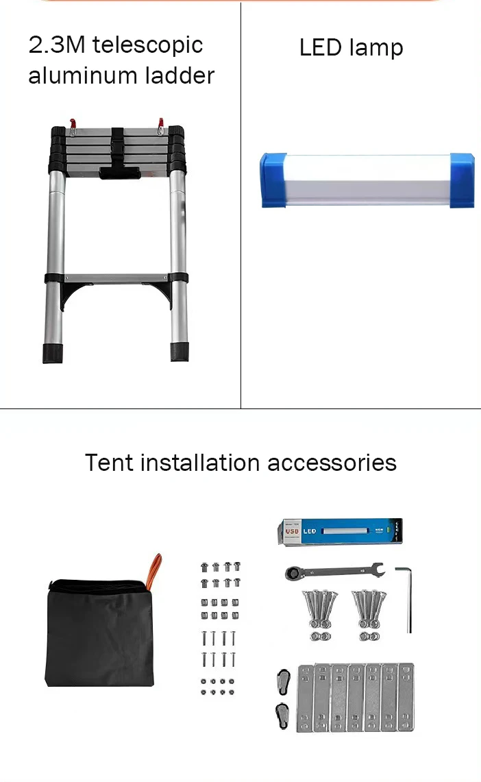 Camping Triangle Car Rooftop Tent Hard Clamshell Black Gray Aluminum 4 Person Hard Shell Roof Top Tent  