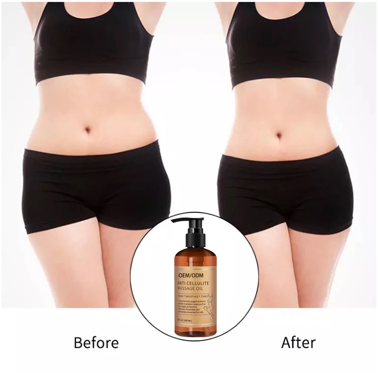 Wholesale Body Slimming Essential Oil Anti Cellulite Massage Oil Body