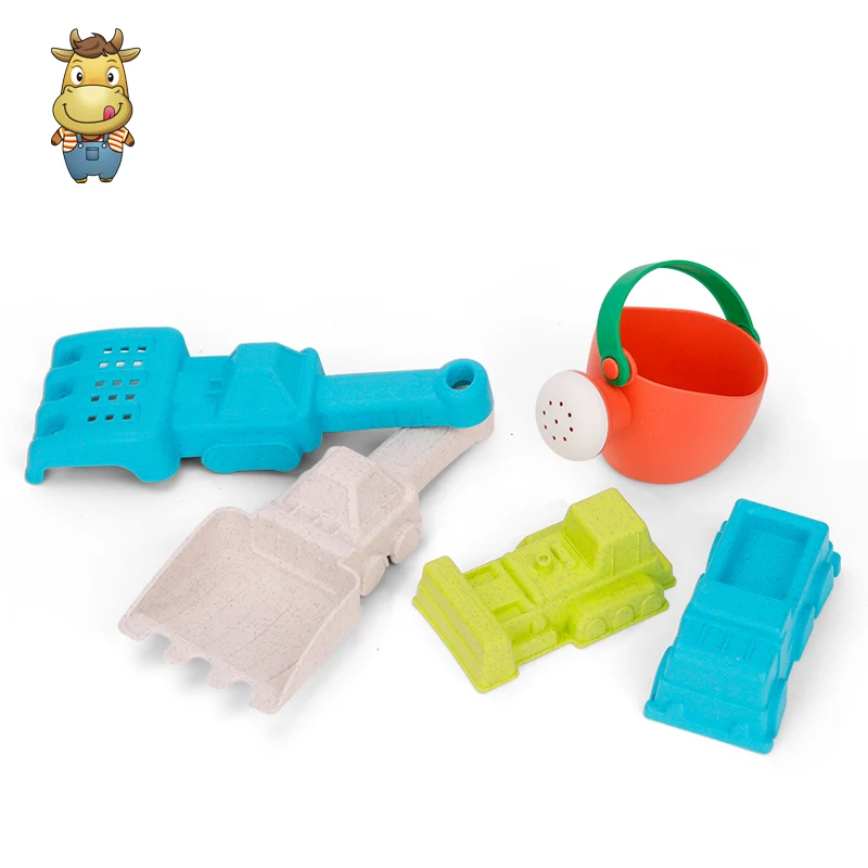 Desgin Eco Friendly Biodegradable Plastic Wheat Straw Beach Toy With