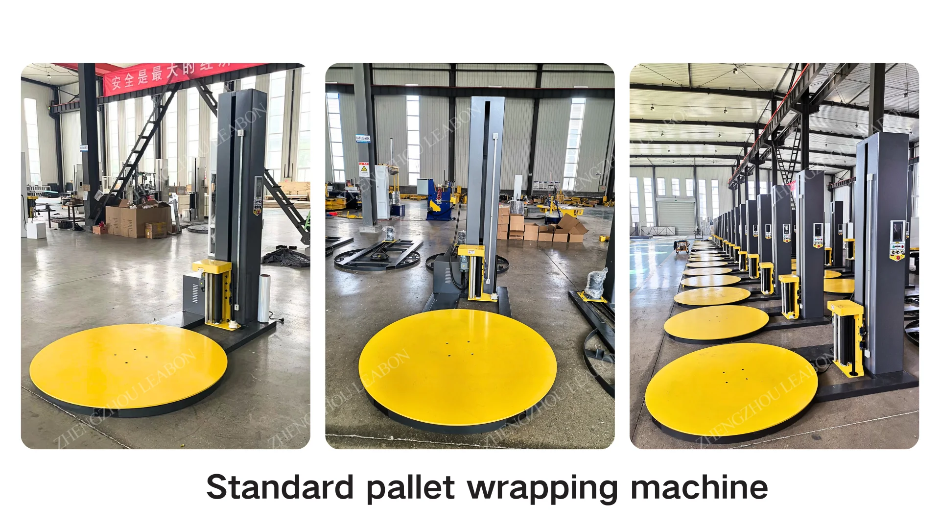 With Ramp Weight Device Pallet Wrapping Machine Food Industry Tray ...