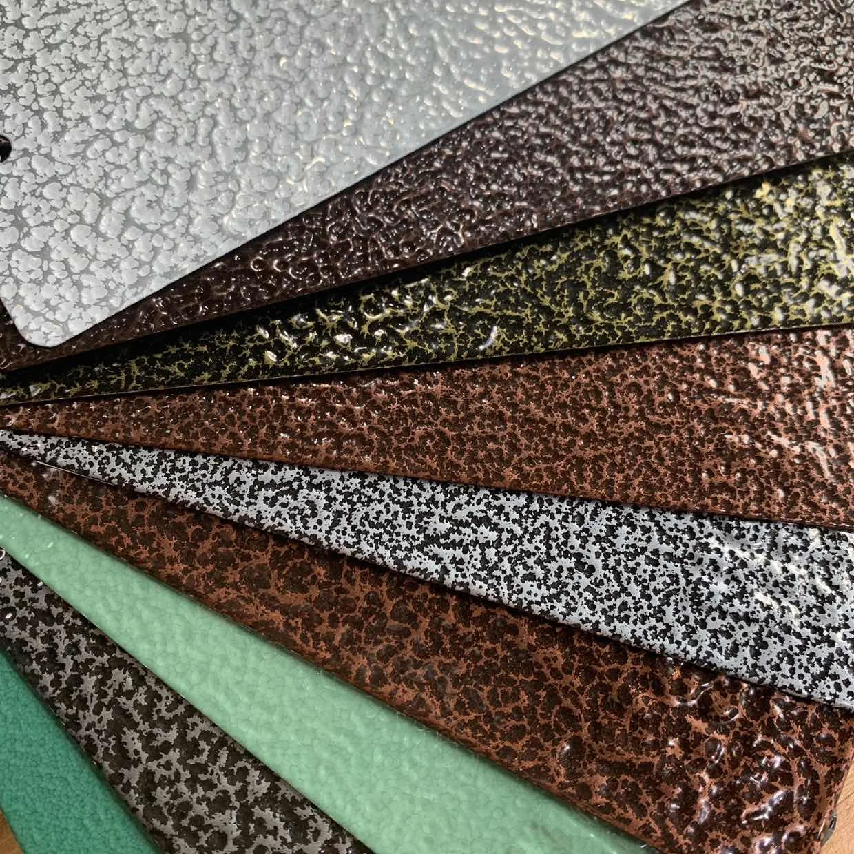 Hammer Texture Polyester Solid Powder Coating Paint for All Metal Surface factory