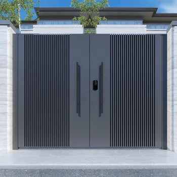 Evereco low price various styles customized villa stainless steel entrance door security exterior steel doors for villa