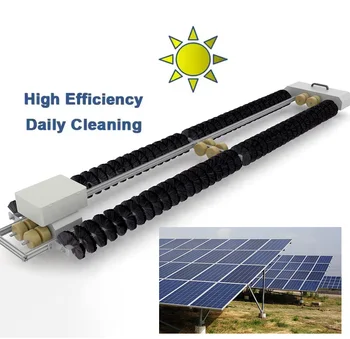 Solar Panel Cleaning Brush for Pole Equipment System Washer Cleaner Rails Washing Kit Clean Solar Panel Cleaning Brush