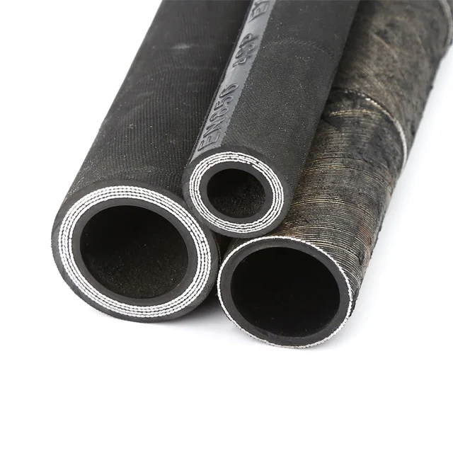 Competitive Prices Hydraulic Hose with Fittings 1/4" 1/2" 3/4" 4SP 4SH Rubber Hose Assembly
