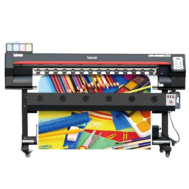 locor grand format sublimation traceur machine d'impression numérique jet d'encre  imprimante prix pour papier peint avec xp600/i3200 tête
