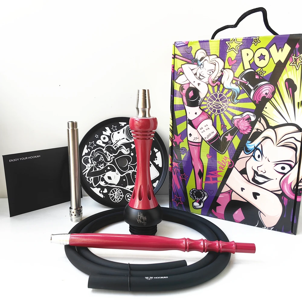 Quality RTS JOKER ALPHA hookah CLOWN alpha quality Harley alpha x shisha  popular Russian hookah gift box stainless steel chicha