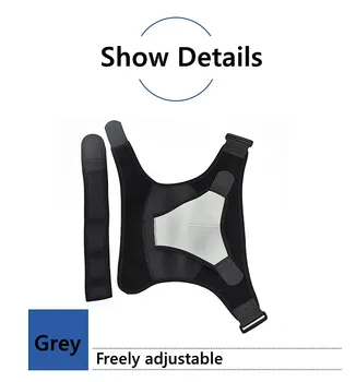 Alternative view of OLLAS Custom Breathable Shoulder Support Shoulder Support With  Adjustable Strap Posture Corrector Shoulder Brace