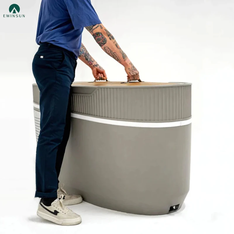 Smart Plastic Ice Bath for Cold Therapy Suitable for Home, Gym, and Outdoor Recovery