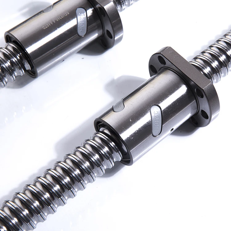 2025 Customized Product C5 Ball Screw Machined 3205 CNC Lead Screw Rotating Nut 20mm Ball Screw Set C3 1000mm