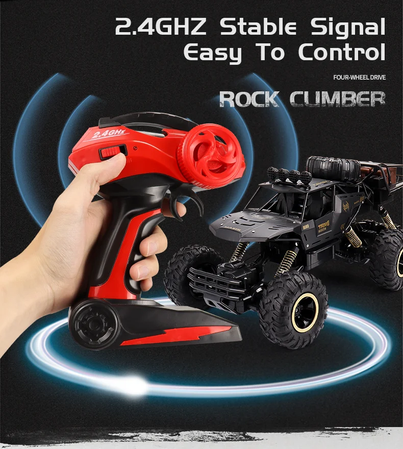 Compra online de Carro de escalada RC off-road extremo com tração nas  quatro rodas, 360 acrobacias, direção lateral e suspensão independente - o  melhor carro de brinquedo para quem busca aventura