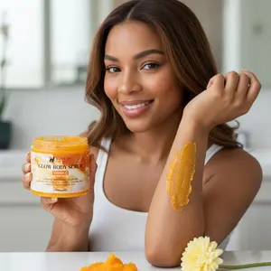 NOYEON Wholesale Body Cream Private Label  Skincare Set Turmeric Vitamin Brightening Scrub for Dark Spots Exfoliating Dead Skin