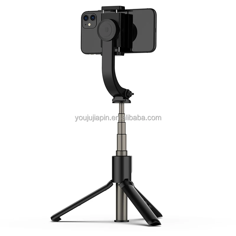 H5 Single Axis Gimbal Stabilizer Handheld Smartphone Gimbal and Tripod Shoot  Anti Shake Video Record Mobilephone Stabilizer