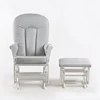 pale greyish blue+white wood frame