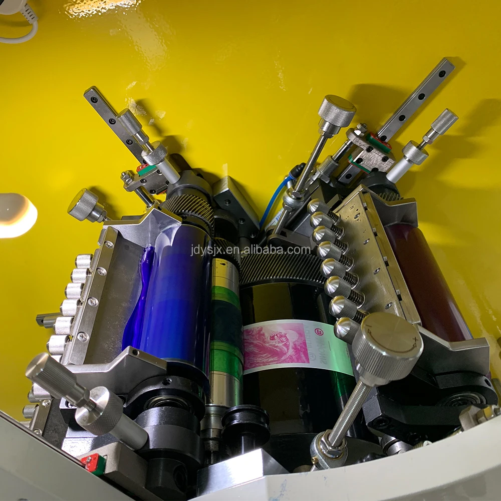 Jr1221 Flexo Printing Machine 3 Colors Clothes Wash Care Label