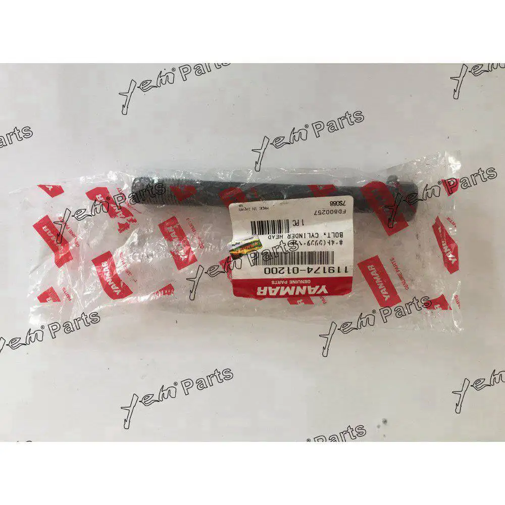 4TNV106 Cylinder Head Bolt 119174-01200 for Yanmar Diesel Engine