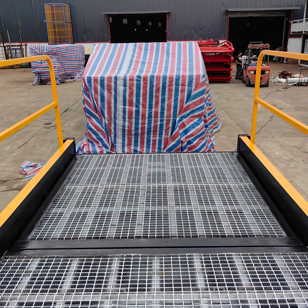 Portable Mobile Truck Loading Ramp Yard Truck Ramp Hydraulic Container ...