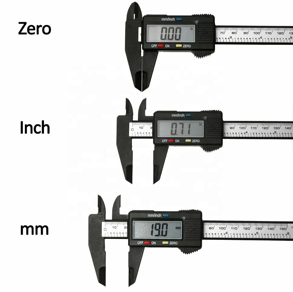 Лидер продаж 150 мм ЖК цифровой штангенциркуль Электронный микрометр из нержавеющей стали по низкой цене