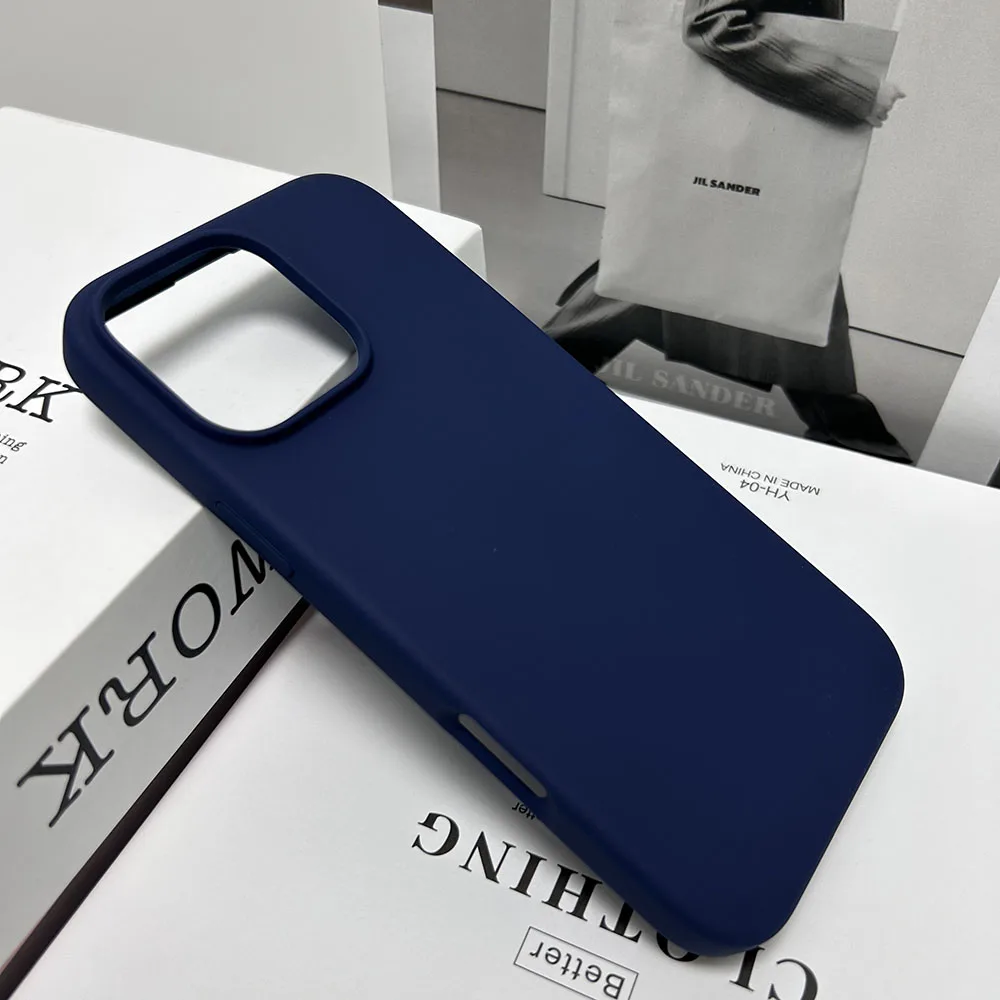 Simple Business Phone Case For Iphone 16 Pro Max Plus Magnetic Cover Luxury Cell Pure Colour Skin Friendly Mobile Sjk518 Laudtec supplier