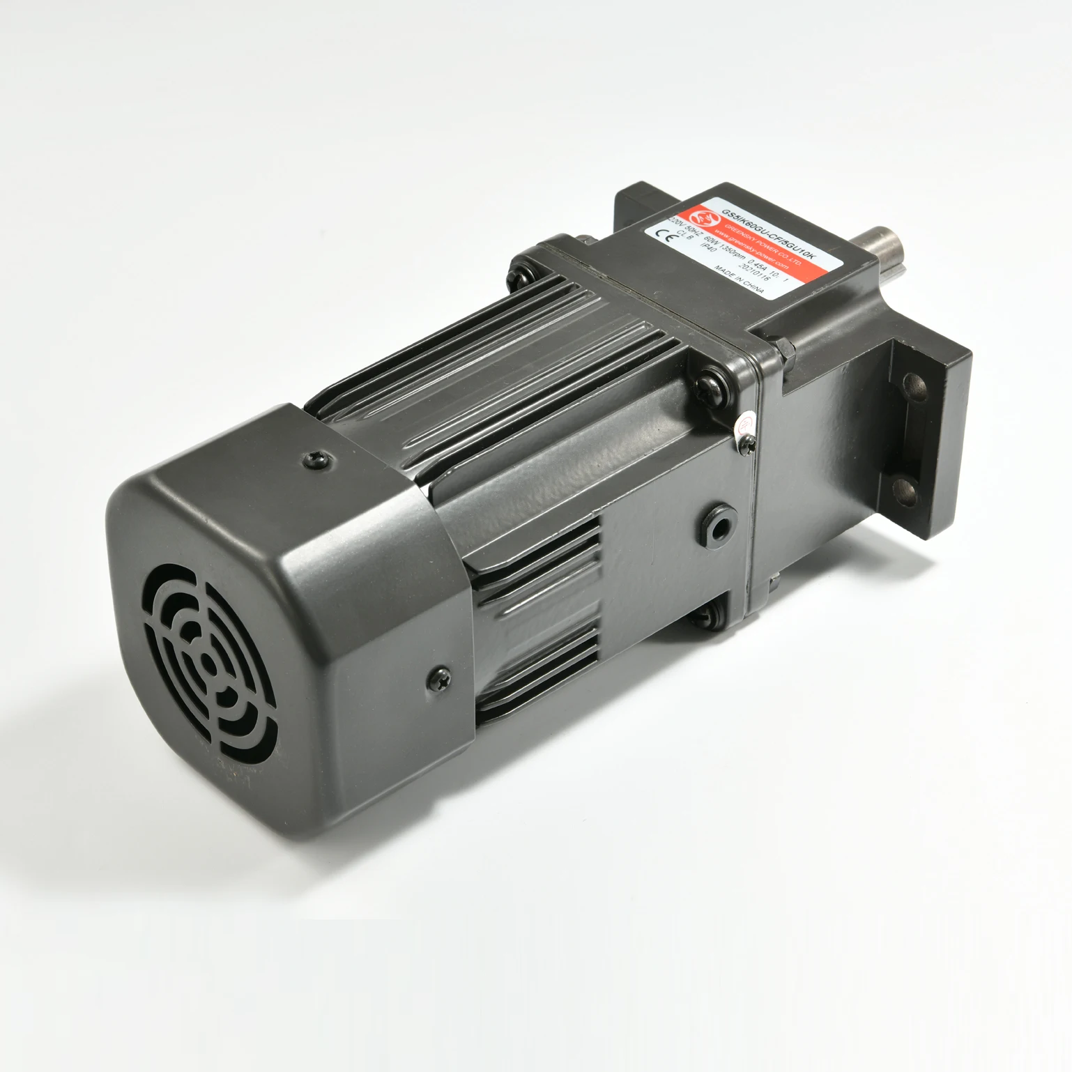 High Efficiency Variable Speed Regulating 220v 50hz 1ph 60w Ac Induction Gear Motor