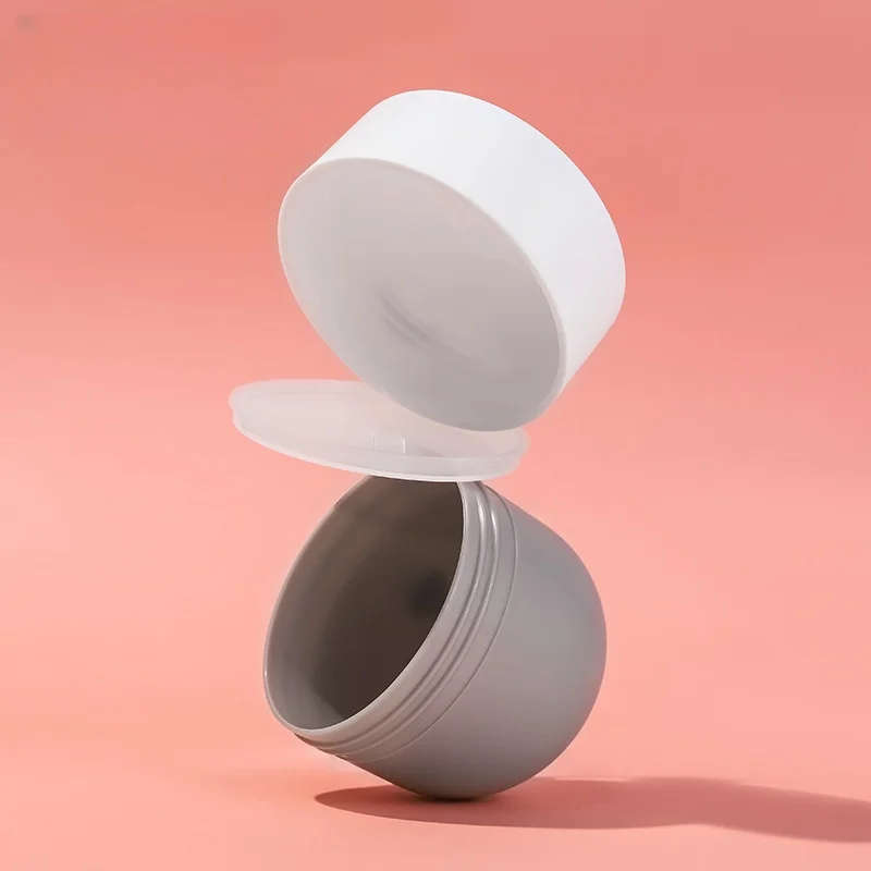 30g 50g 80g 150g 200g 250g 280g 300g 500g Custom Body Cream Containers Packaging Plastic Bowl Shape Cosmetic Jar