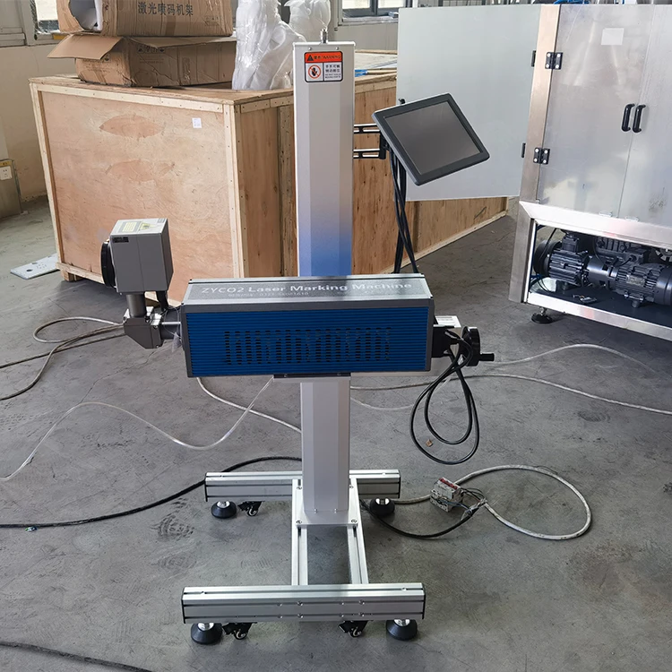 Digital Expiry Coding Validity Laser Marking Engraving Machine for Qr Hs Code Expired Date and Production Printer on Pet Bottle