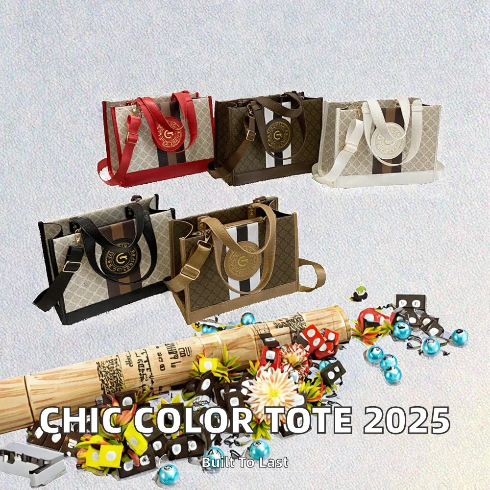 New Arrival Luxury Fashion Handbags for Women Crossbody Vintage Designer Tote Zip Closure Waterproof Ladies Shoulder Bags