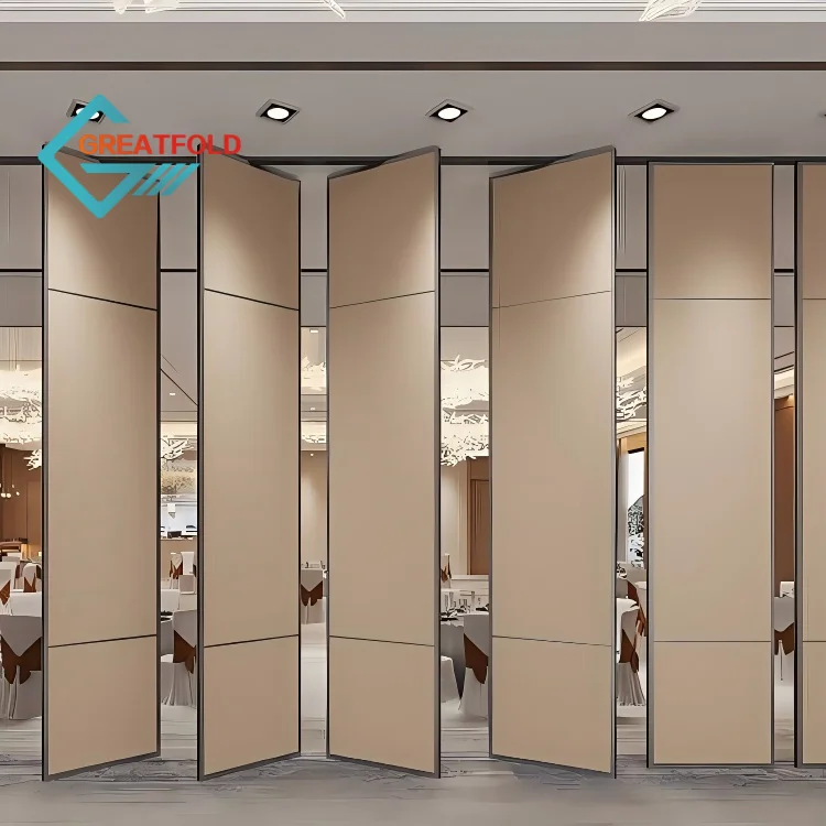 Modern Top-Hung Sliding Track Operable Wall Soundproof Movable Panel for Conference Centers Hotels Banquet Halls Conventions