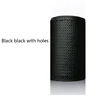 Black black with holes