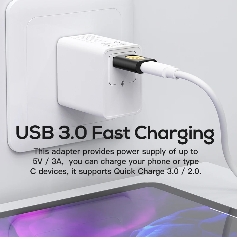 Schitec usb 3,0 адаптер к type c 3,1 usb папа к женскому конвертеру для зарядки телефона синхронизации передачи данных