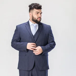 Custom Men's Oversized Suit 3-piece Suit Formal Loose Dress  Business Casual Men Suits Set