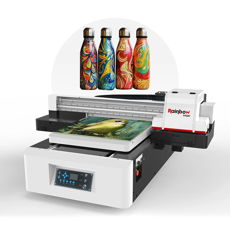 Large Format UV Flatbed Printer UV A1 6090 Digital Flatbed Printer for LED Phone case Glass UV Printing Machine