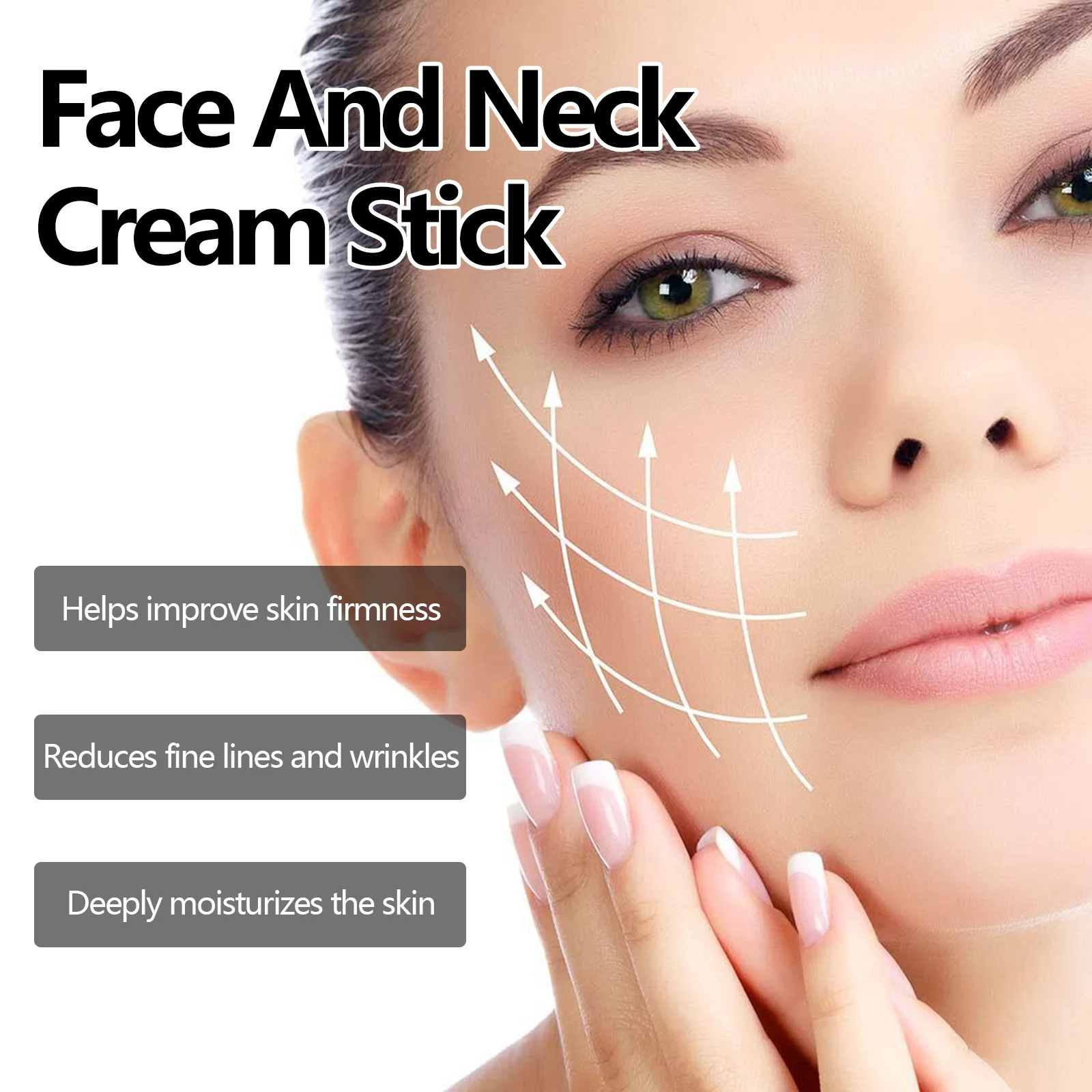 EELHOE Skin Care Moisturizing Lifting Firming Anti Aging Brightening Turmeric Vitamin C Facial Neck Cream Stick