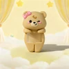 ตุ๊กตาหมีสีน้ำตาลขนาดเล็กสำหรับตกแต่ง