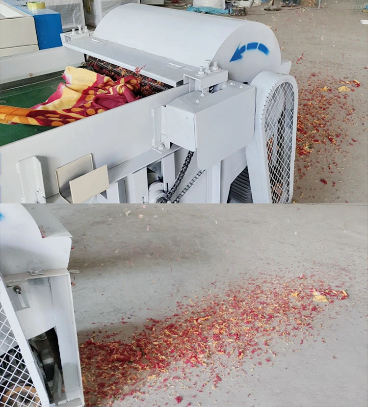 Waste Fiber Textile Shredder Cloth Recycling Shredding Machine Old Clothes Fabric Crushing Machine