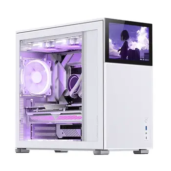 NEW Computer Case D41 MESH SCREEN White RGB ATX PC Gaming CASE
