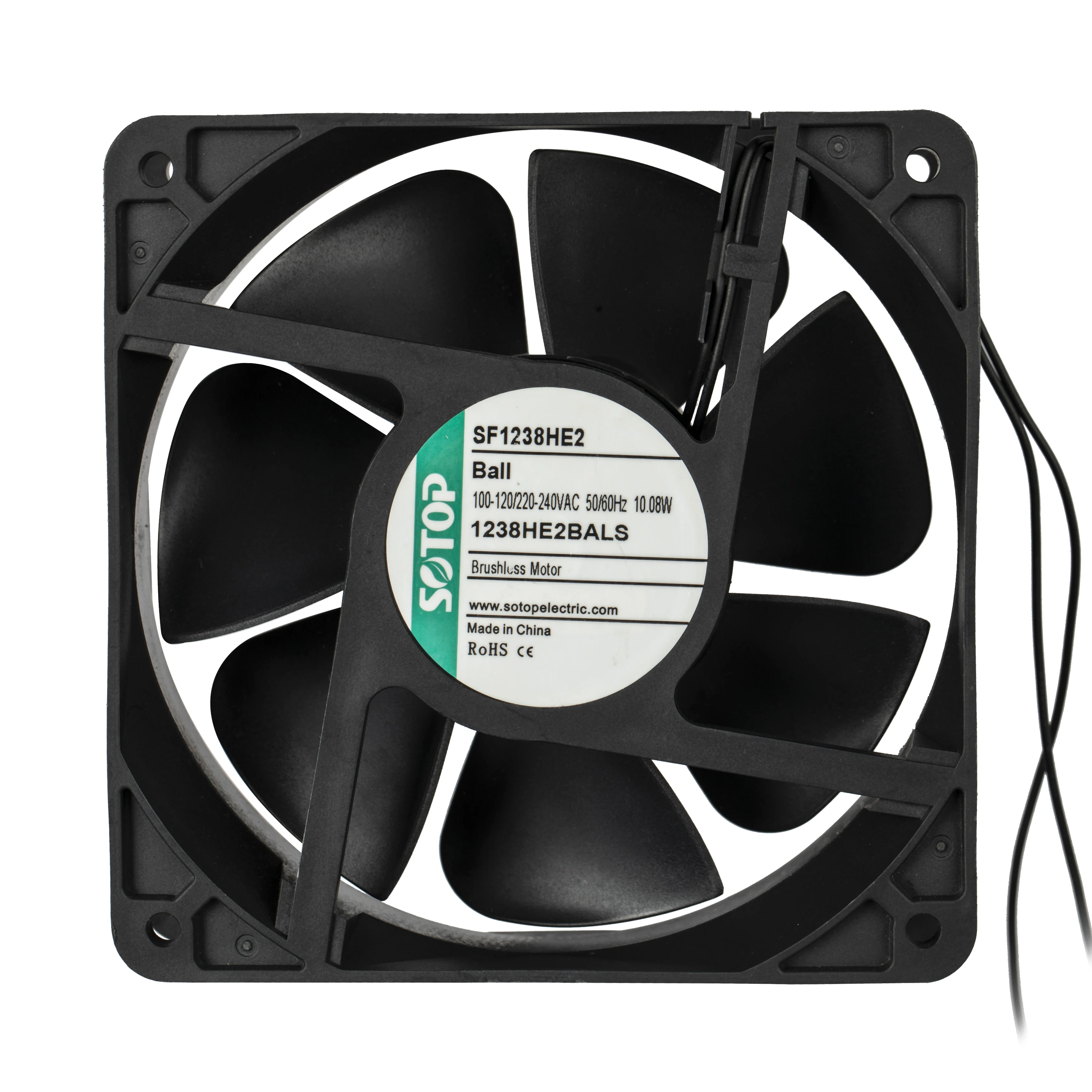 Industrial Axial Cooling Fan, Brushless, Plastic, 12V-SF1238 - detail 8