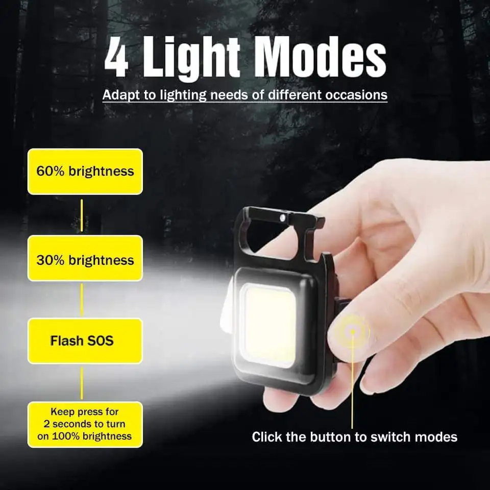 Lampe de travail COB pliable USB - Test et Avis