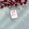 Rectangular Happy New Year Rose Gold