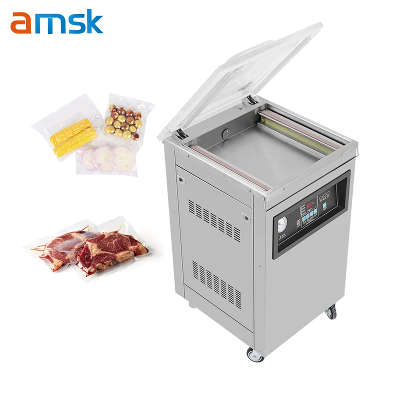 Model 600 Automatic Professional Food Saver Sealing Packer Retort Pouch Electric Single Chamber Vacuum Sealing Machine