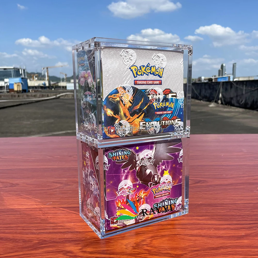 pokemon shining fates japanese booster box Pokémon Shining Fates Custom Booster Box – Kollector's Nest main image 1