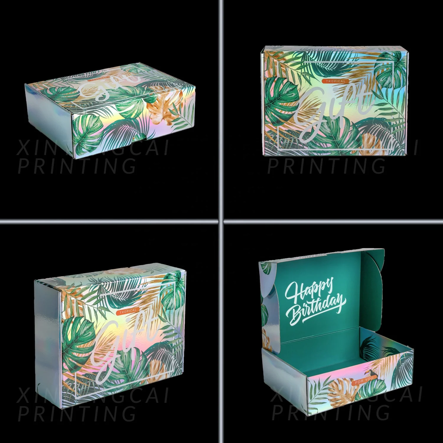 Custom Printed Logo Pr Packaging Mailer Shipping Moving Cardboard Corrugated Paper Box for Clothing Suit T Shirt Garment Apparel