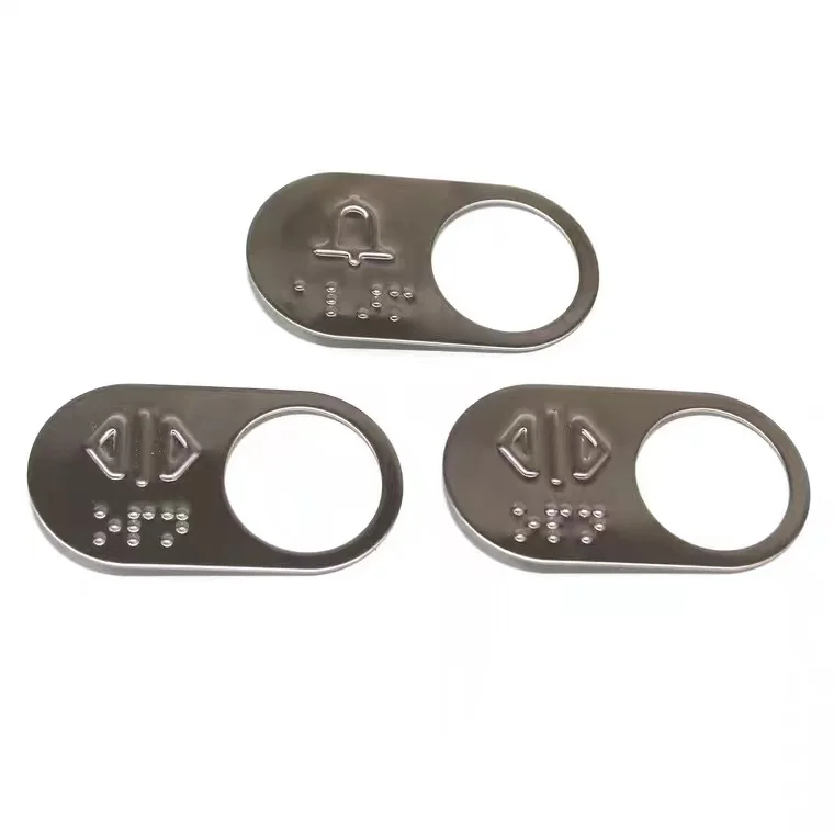 Elevator with Braille Original Button Words